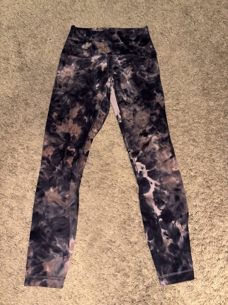 Lululemon Tie Dye Purple Leggings Sz 4