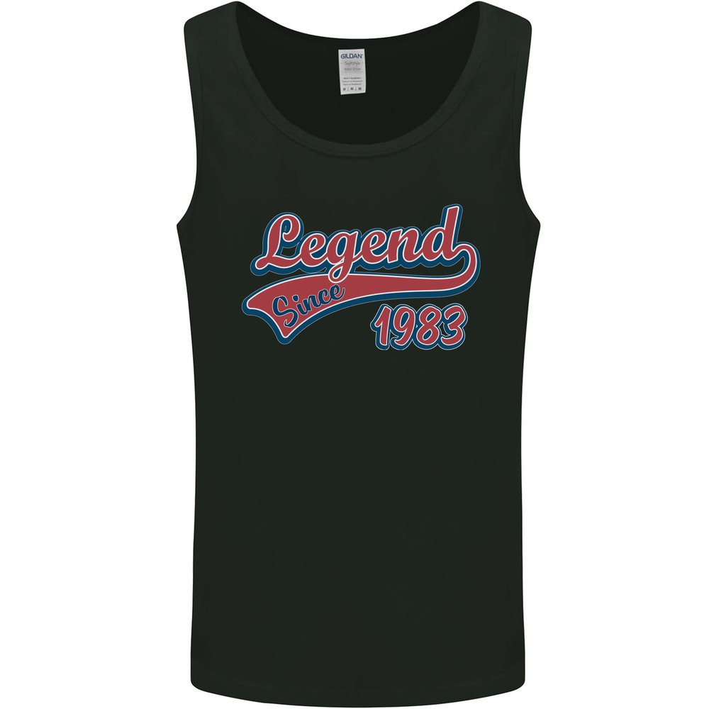 Legend Since 42nd Birthday 1983 Mens Vest Tank Top