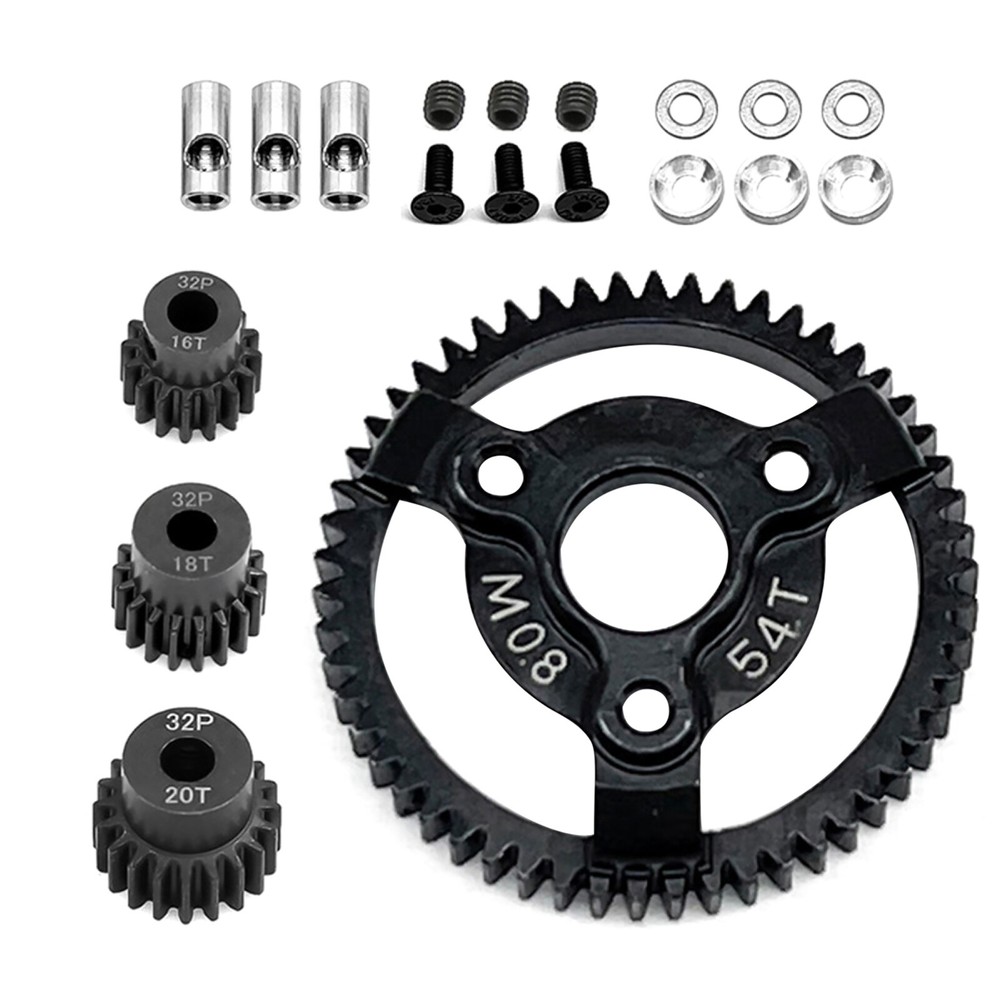 NEW 0.8M 32P Spur Gear 50T 52T 56T 60T For Traxxas Slash 2WD VXL XL-5 Bandit