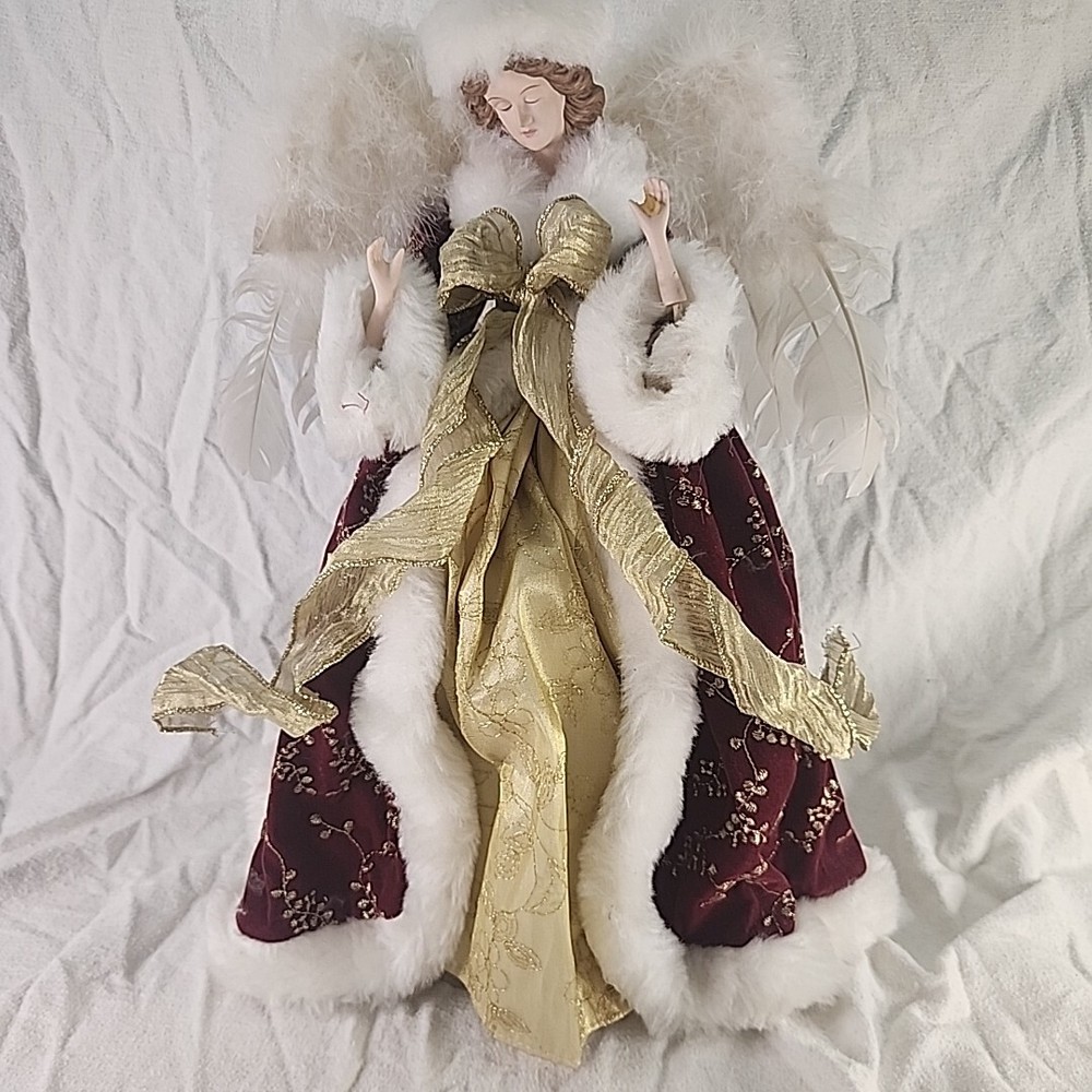 Grandeur Noel Celestial Fabric Angel 16