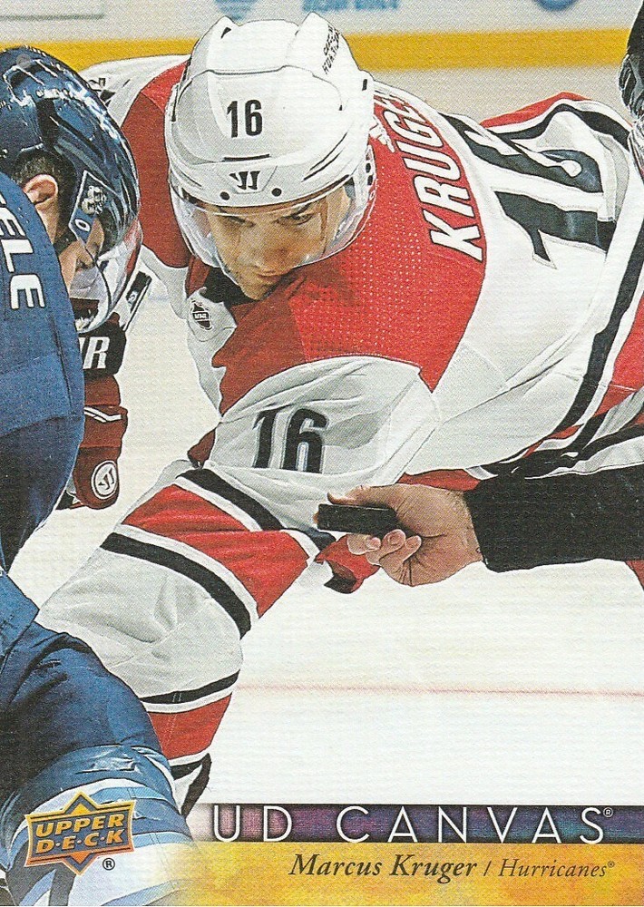 2017-18 Upper Deck Canvas C136 Marcus Kruger Hockey Card