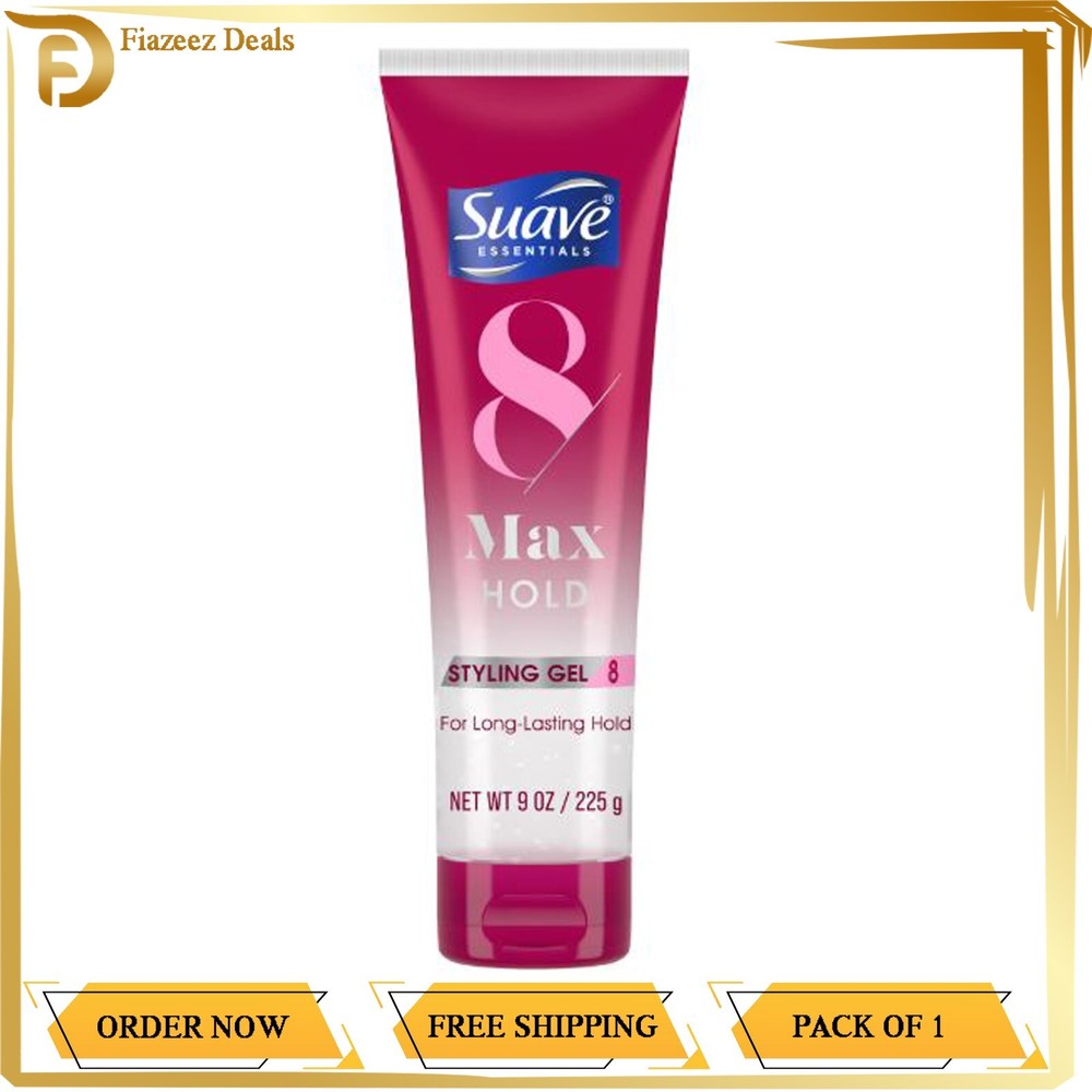 Suave Sculpting Gel Maximum Hold 8 Styling Control Non Sticky 9 oz