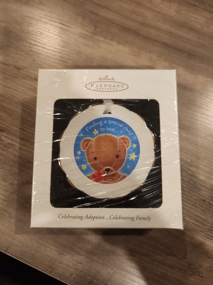 Hallmark Ceramic Keepsake Ornament for Adoption and Family Celebrations