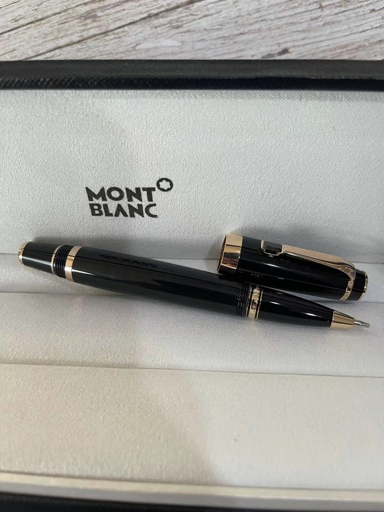 New Montblanc Boheme Resin Black Signing Pen Rollerball Pen 163
