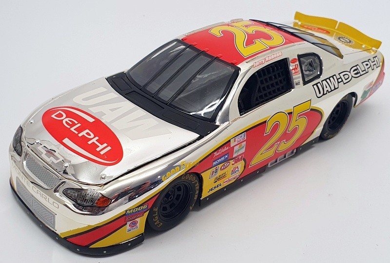 Racing Champions 1/24 Scale 76126 - Stock Car Chevy #25 J.Nadeau Nascar - Chrome