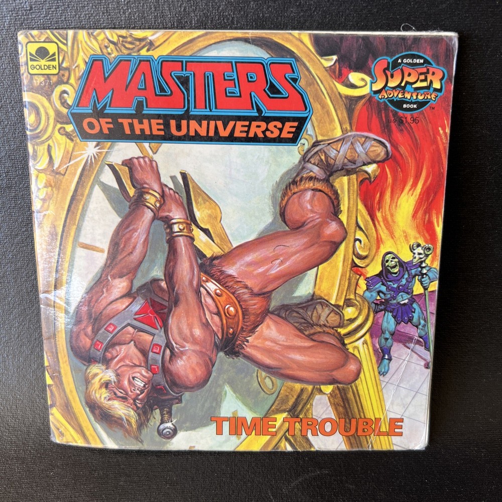 Vintage He Man Master's Of The Universe Children's Book Time Trouble 1984 Golden