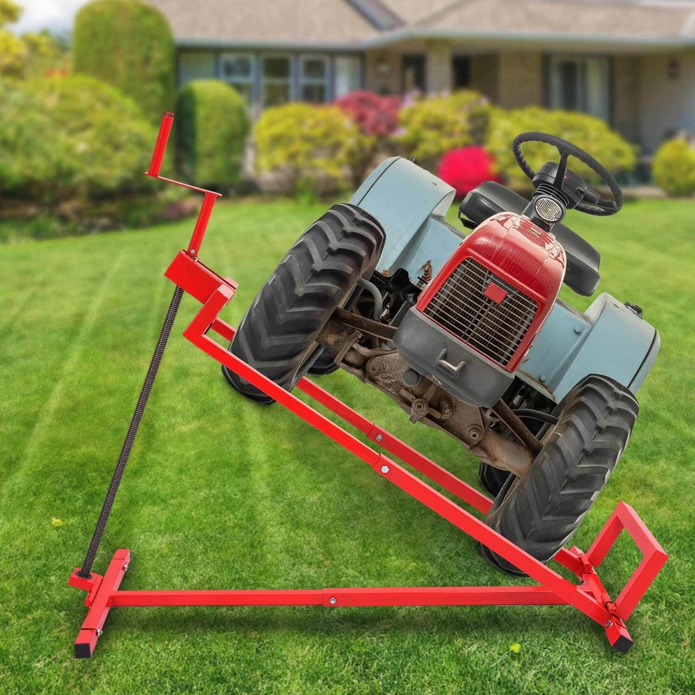 Universal Powder Coated Lift Jack For Lawn mowers and Garden Tractors 880 Lbs