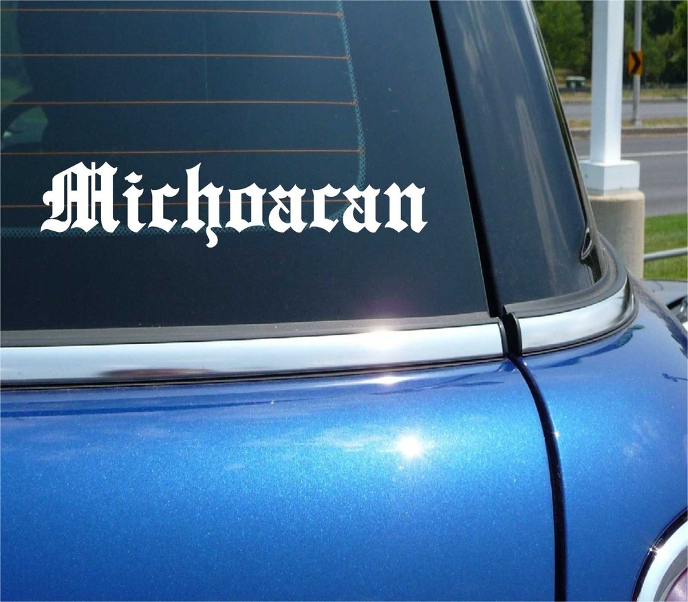 MICHOACAN MEXICAN STATE MEXICO HISPANIC PRIDE FUNNY CAR DECAL BUMPER STICKER