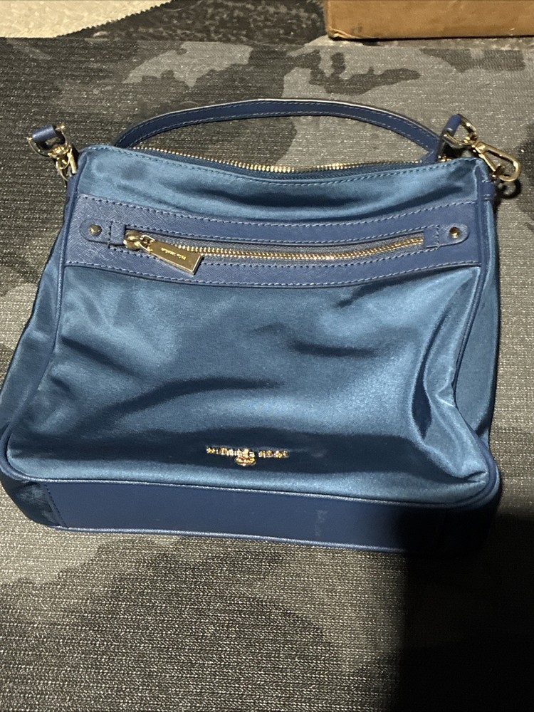 Michael Kors Blue Nylon Crossbody Bag