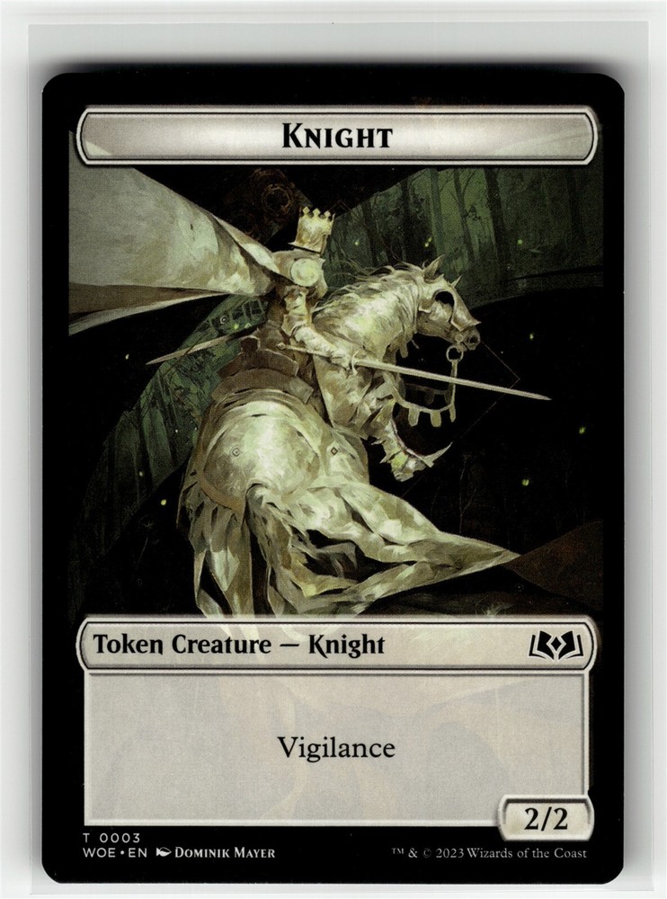 KNIGHT TOKEN Wilds of Eldraine #3 WOE(NM+)(MTG)