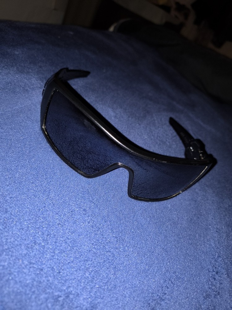 Vintage Y2K Oakley Oil Rig Sunglasses - Mens Black Frames