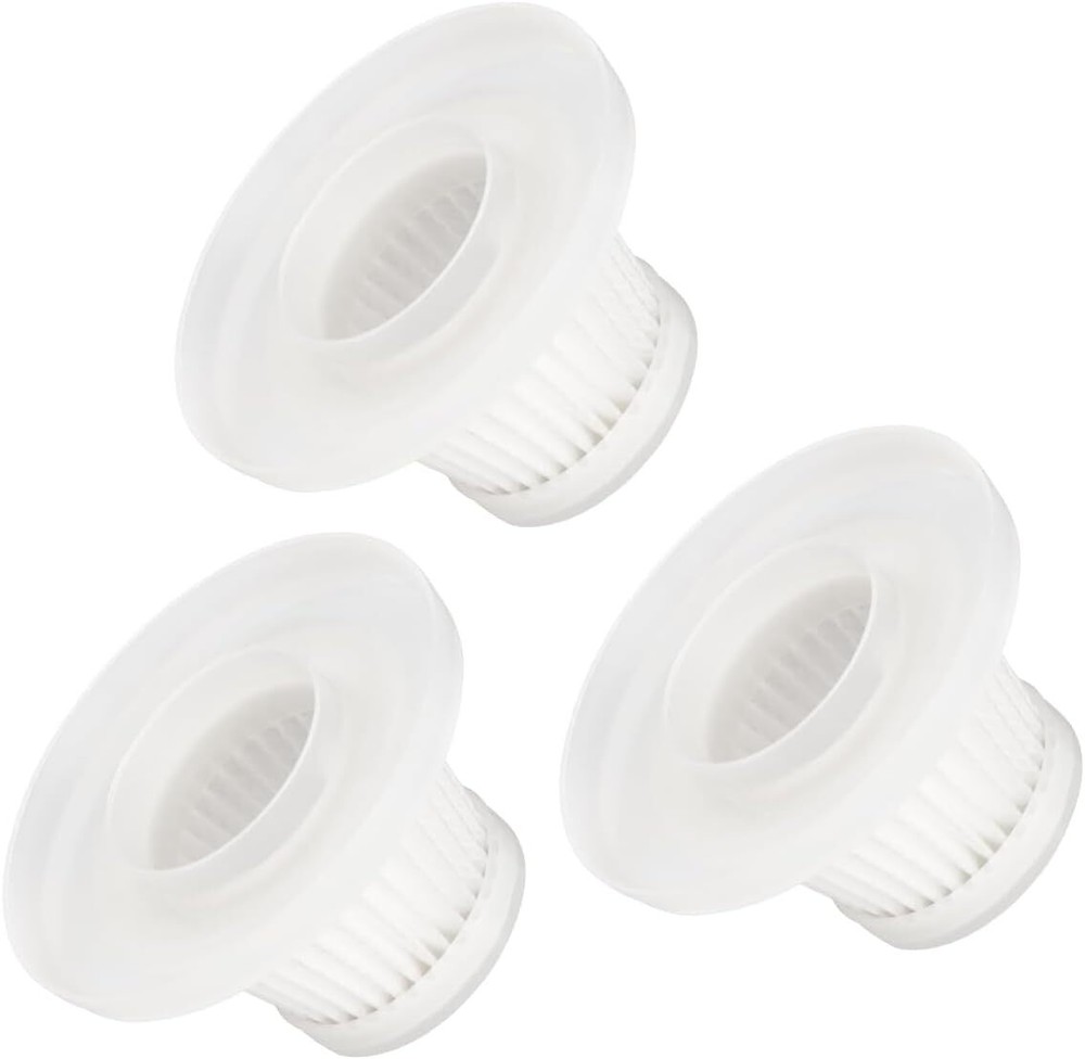 3-PACK Replacement Filters for Horsepower Duck Cordless Vacuum Cleaner