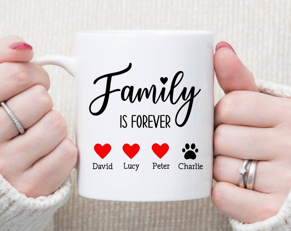 Custom Family Mug Kids Names Mug Coffee Mug Mom Gift From Kids Children Names