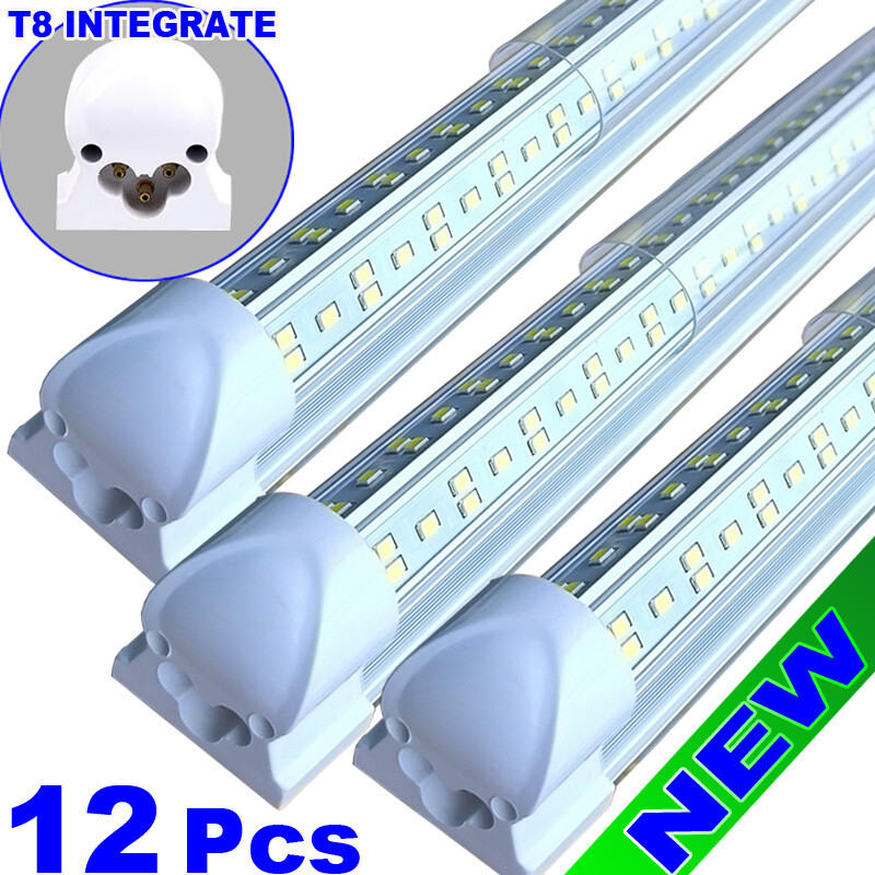 144w 8 ft led shop lights led Strip Lights 12 PC Tube Light led hotel Lights