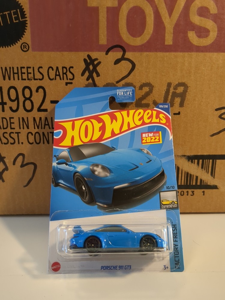 NEW 2022 HOT WHEELS FACTORY FRESH PORSCHE 911 GT3 BLUE