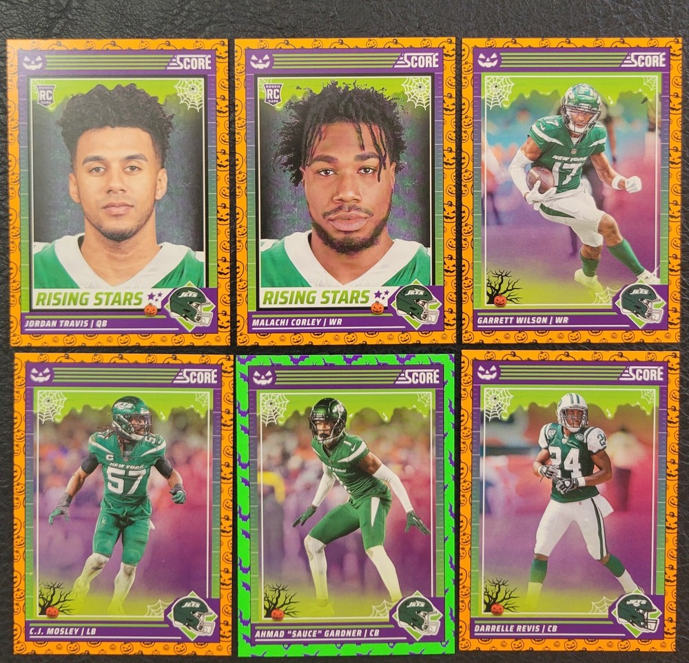 2024 Score A Treat New York Jets Lot Travis Corley Wilson Mosley Gardner Revis