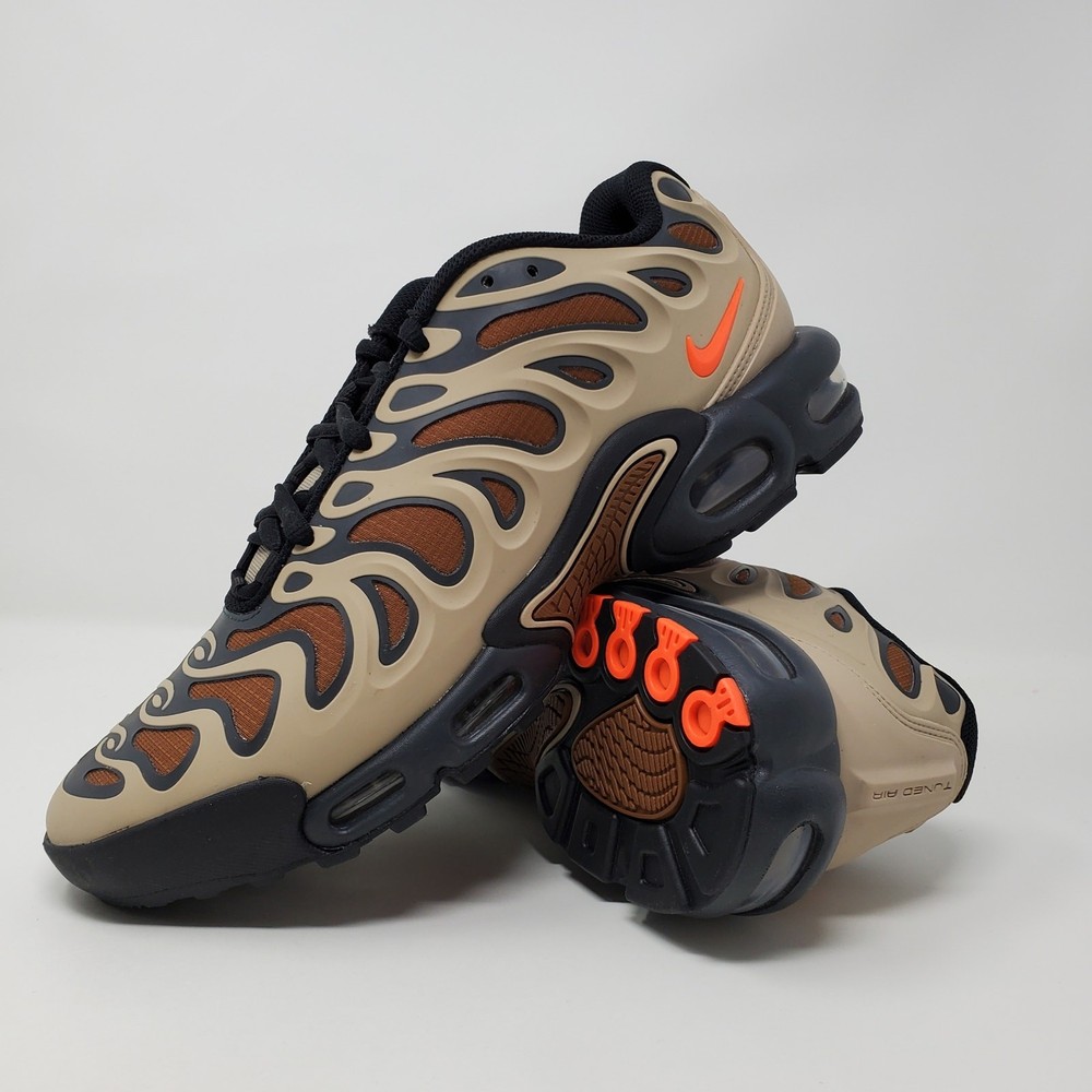 Nike Men's Air Max Plus Drift Mens Size 10 Khaki Dark Smoke Sanddrift FZ3041-200