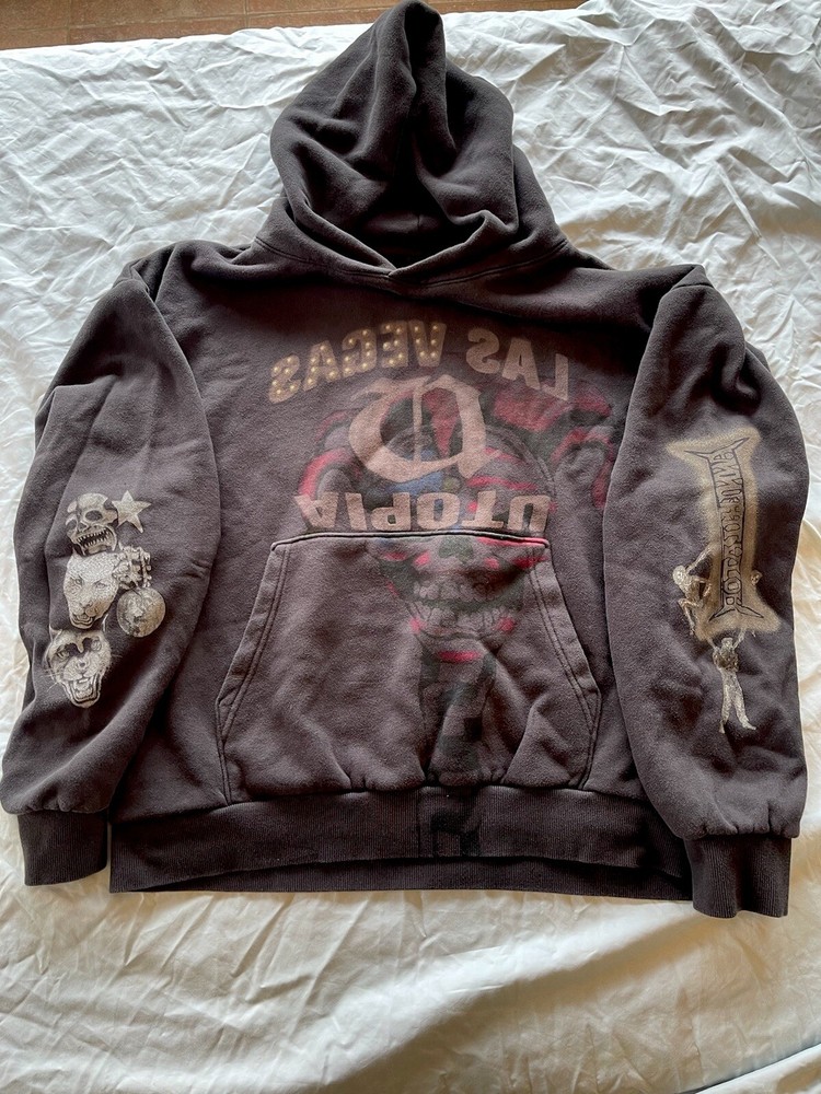 NEW Travis Scott COMPLEXCON 2024 Cactus Jack Utopia LAS VEGAS Hoodie SOLDOUT-XL