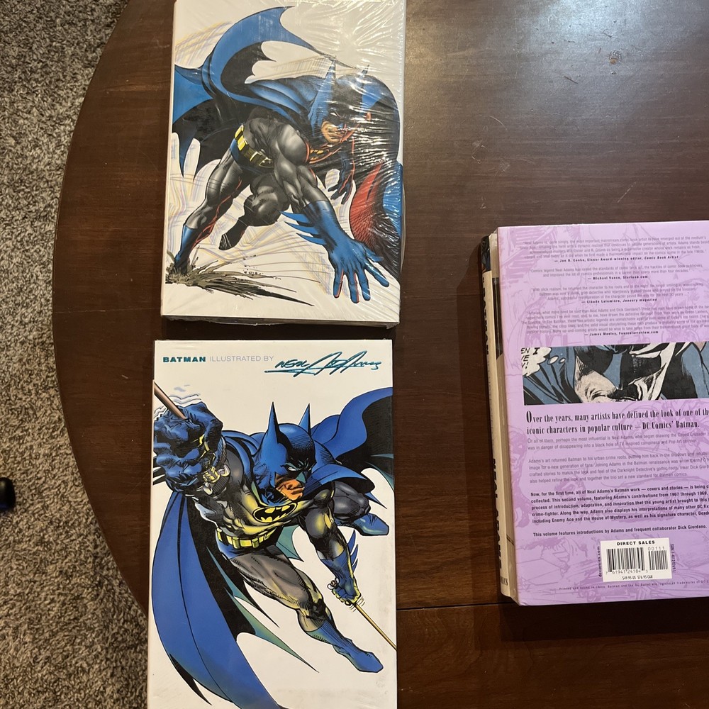 Batman Illustrated by Neal Adams Volumes 1, 2, And 3 hardcovers - Factory Sealed