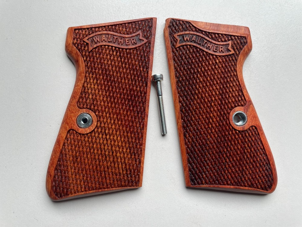 New Grips Compatible with Walther PPK/S, PP, New PPK/S .22 LR All Checker