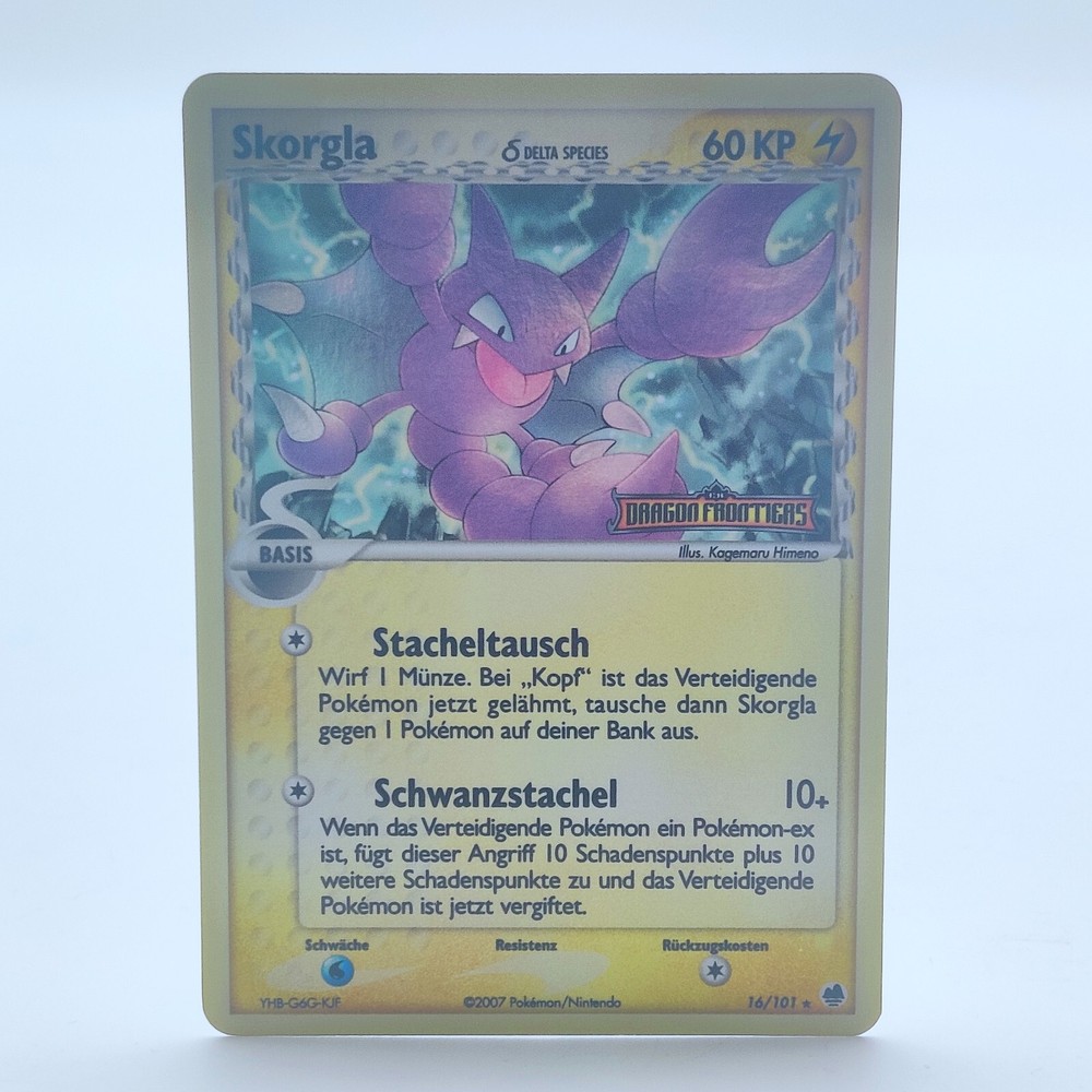 Pokemon TCG EX Dragon Frontiers Skarmory 16/101 Reverse Holo German NM
