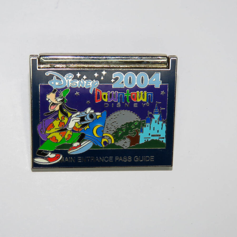 Disney WDW Cast Exclusive Main Entrance Pass Guide for Downtown Disney Goofy Pin  