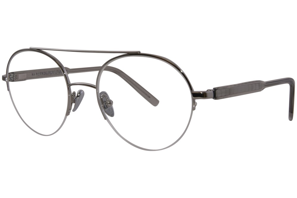 RetroSuperFuture Numero-24 IPK/R SP17 Eyeglasses Silver Semi Rim Pilot 52mm