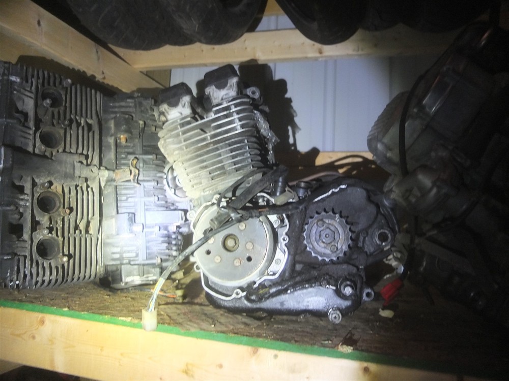 92 Yamaha XT 350 XT350 Engine Motor