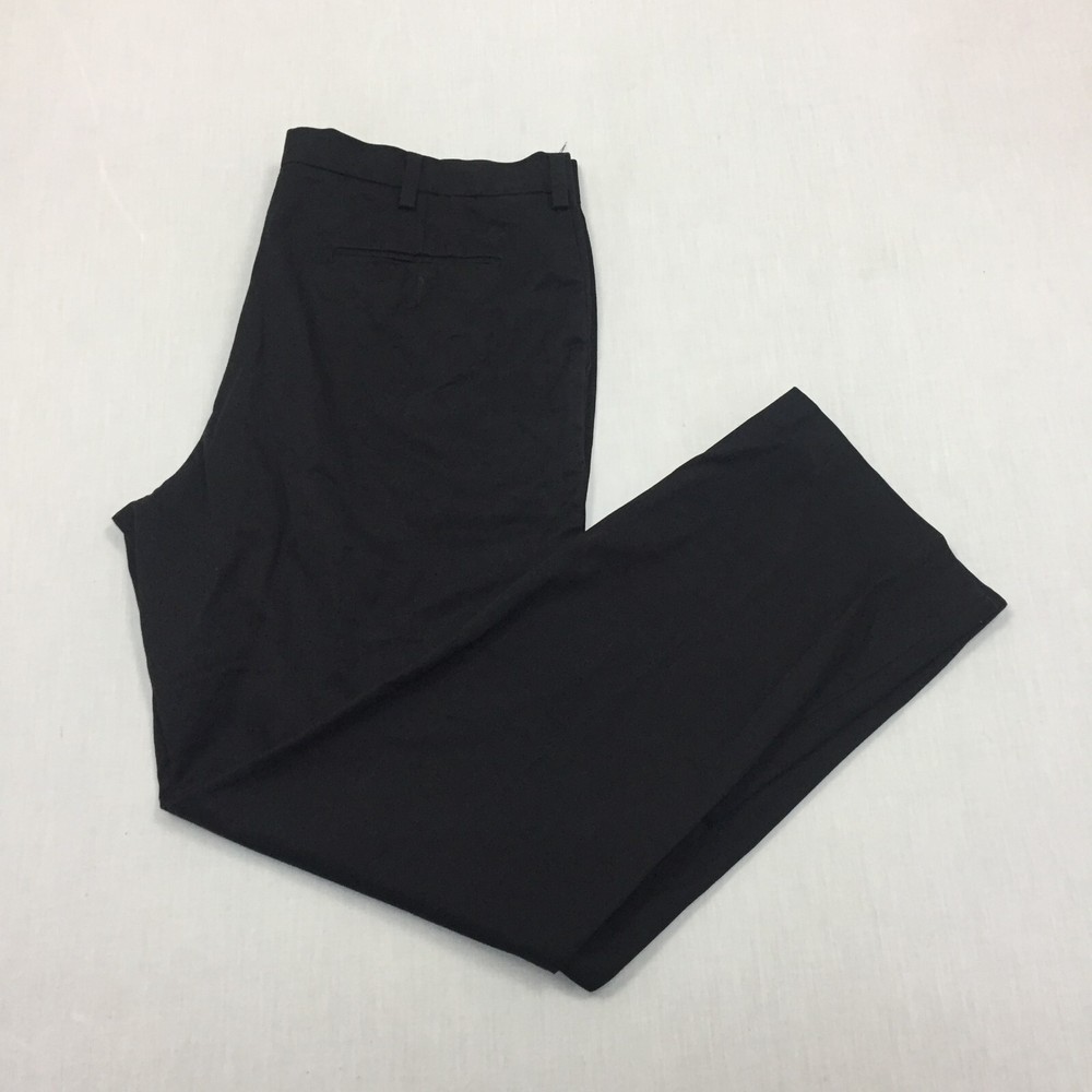 Dockers D2 Chino Trousers Cotton Pants Straight Fit Mens Size 40W 32L Black
