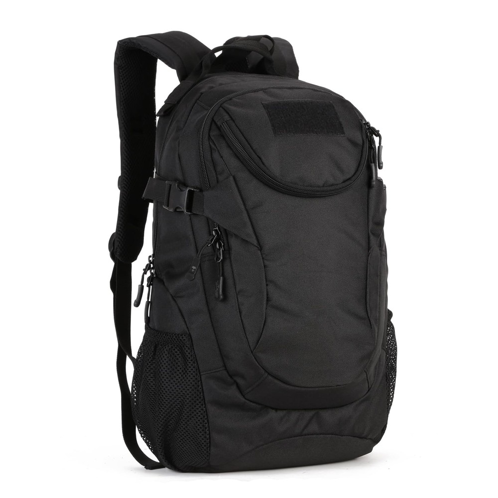 25L Black Tactical Backpack Military Assault Rucksack WR Durable Pack