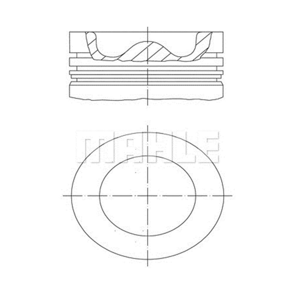 MAHLE 038 43 00 High-Performance Piston German Engine Part