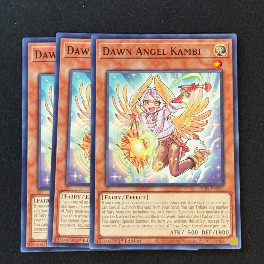3x Dawn Angel Kambi ALIN-EN081 Common Alliance Insight Card  