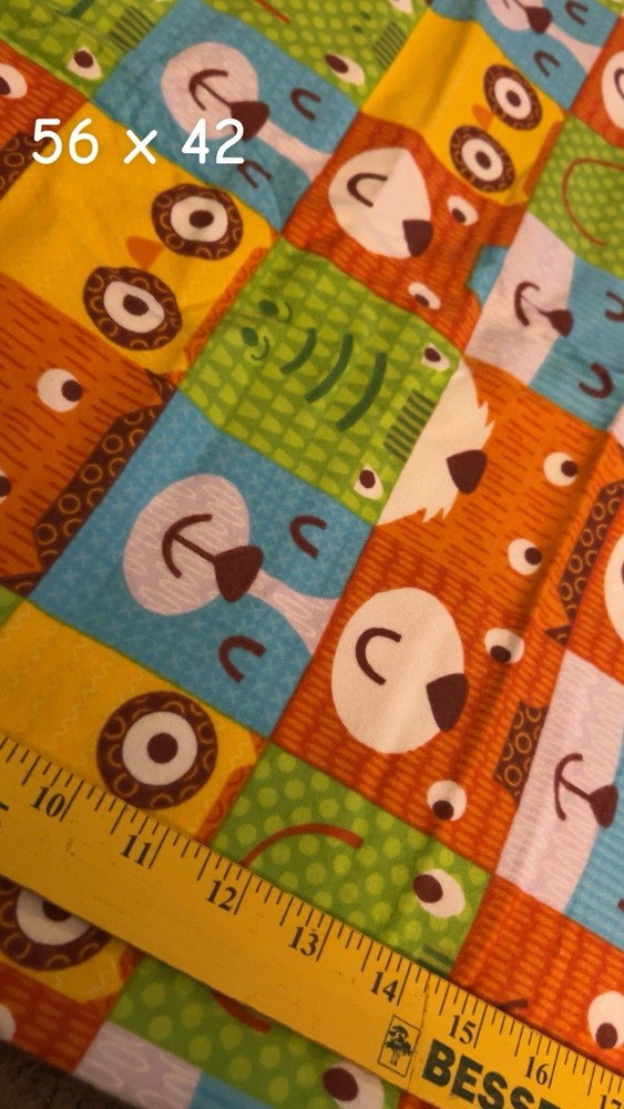 woodland animals fabric