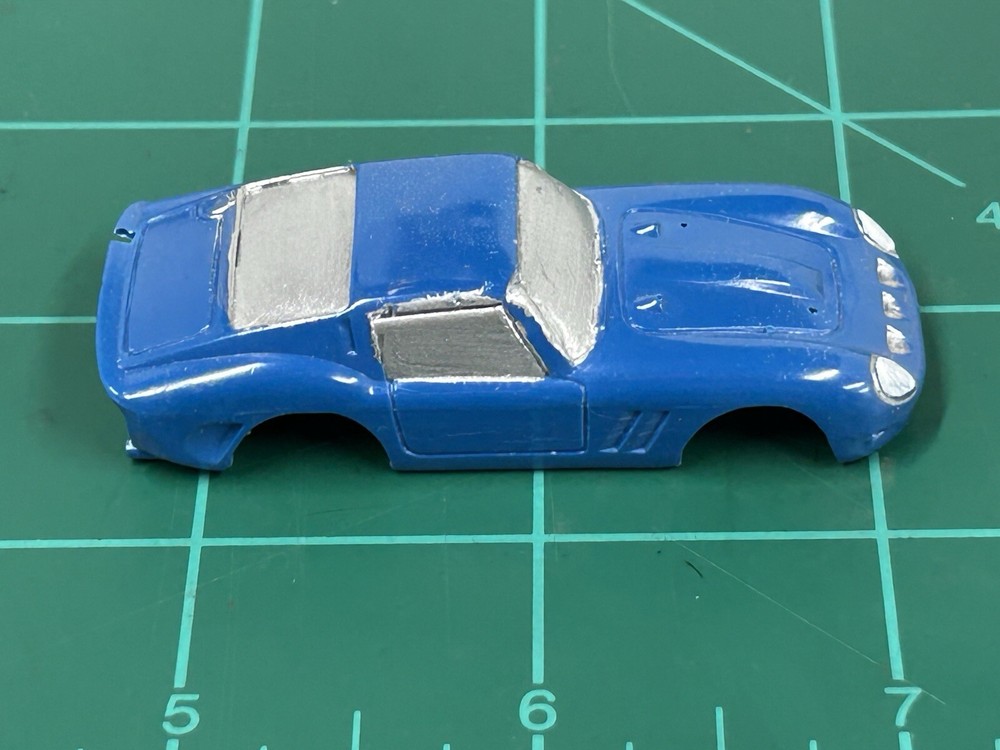 Custom Ferrari Gt 250  HO Slot Car Body Fits Aurora Tjet Dash Auto world JL