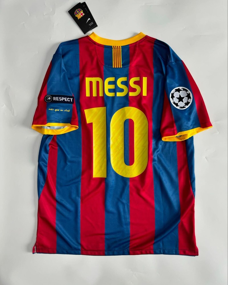 Lionel Messi Barcelona 2010 Home Retro Soccer Jersey