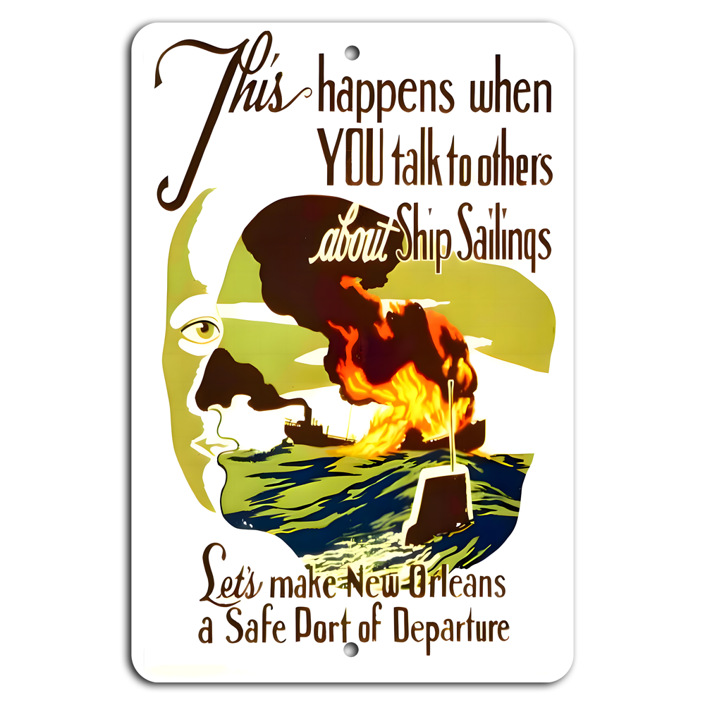 Keep Ship Sailings Secret: Protect New Orleans' Safety