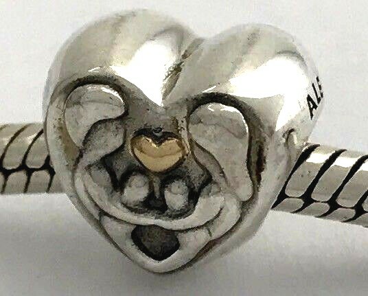 Authentic PANDORA Heart of The Family Two-Tone Charm, 791771, New