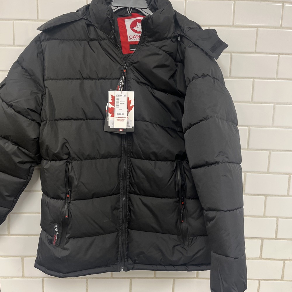 New Canada Weather Gear Men’s Size 2xl Black  Grey MSRP $200
