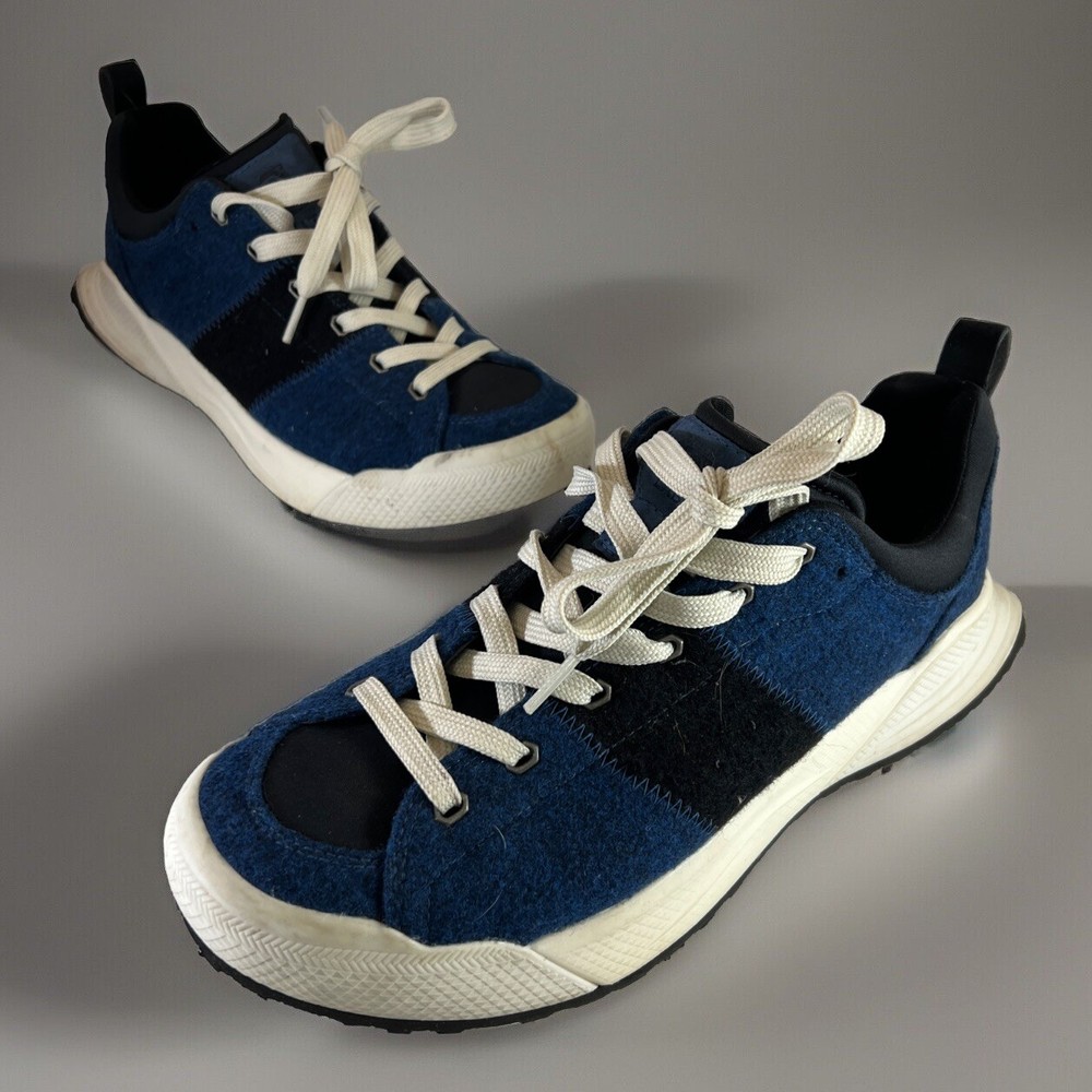 Men's Deckers X Lab X-Scape NBK Low Shoes Sz 9.5/10 WOOL Black Navy White