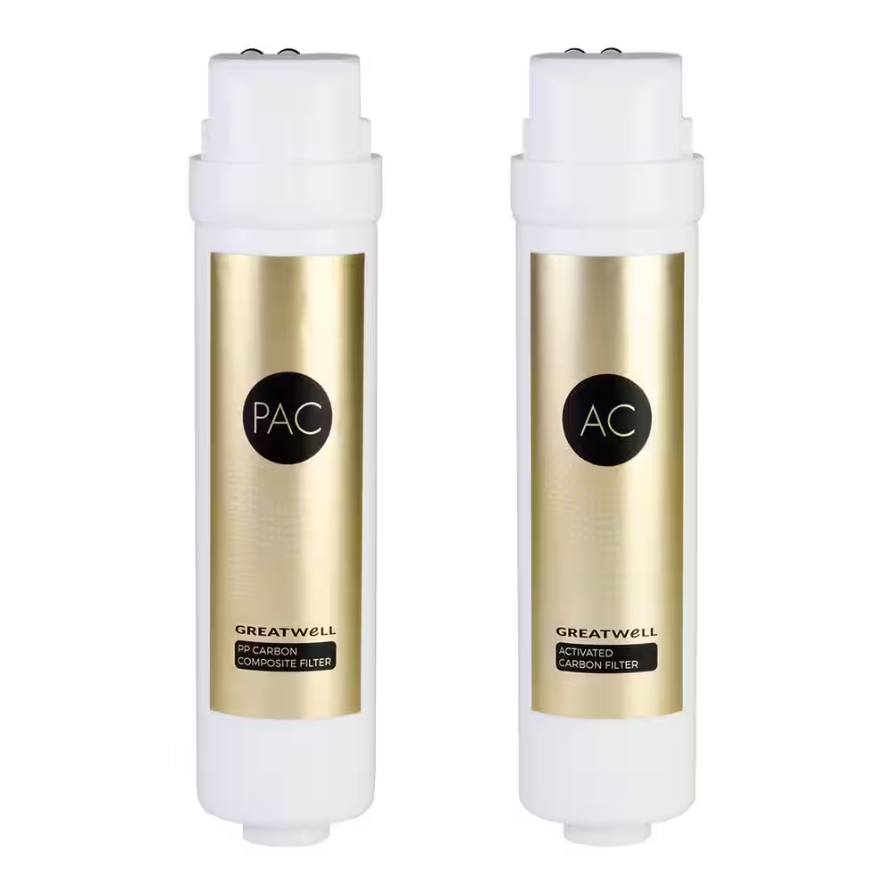 High Capacity Pre Filter Set for Greatwell 400 GPD Tankless Reverse Osmosis 1 3