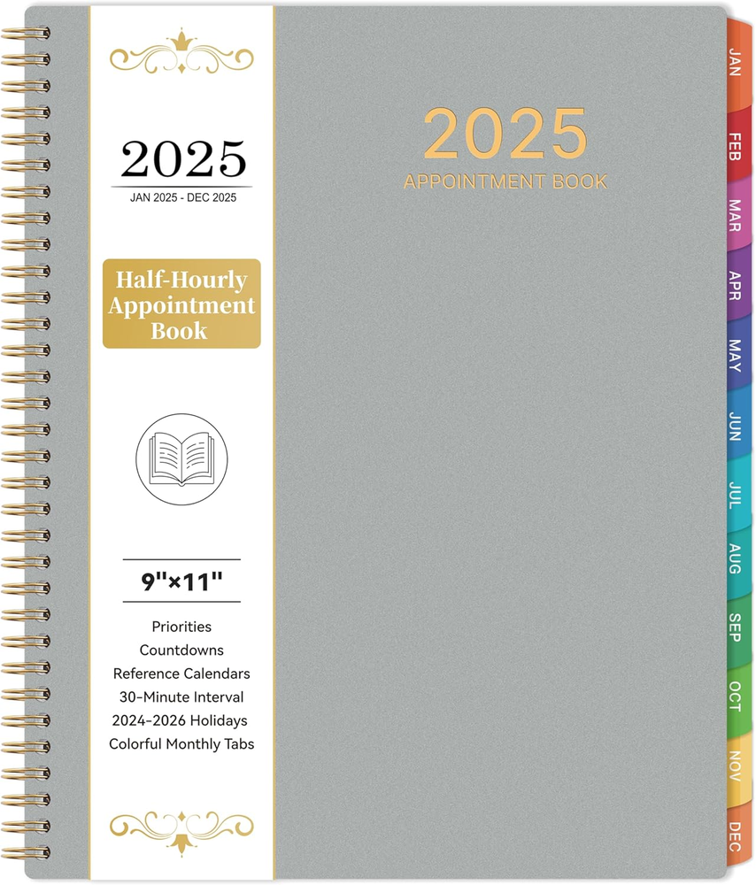 2025 Appointment Book/Planner Weekly Monthly 9