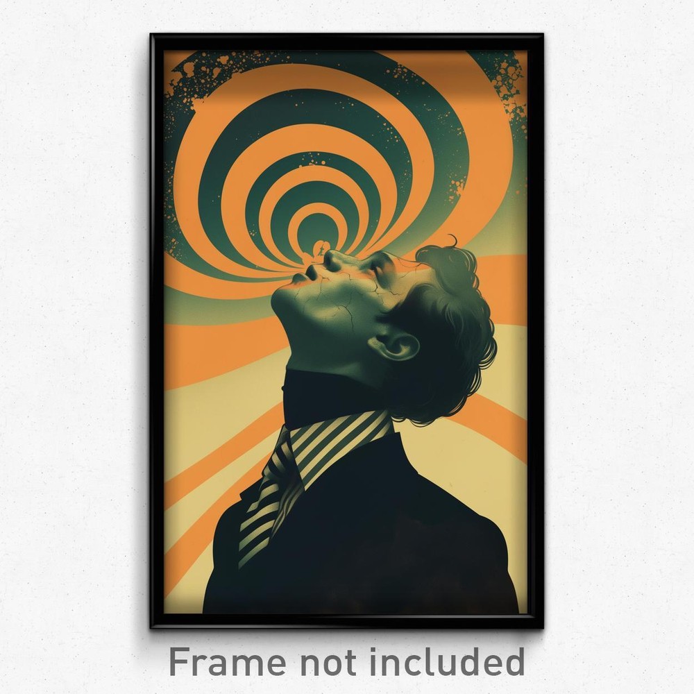 German Suspense Movie Poster Art Print – Boy with Quixotic Black Choker