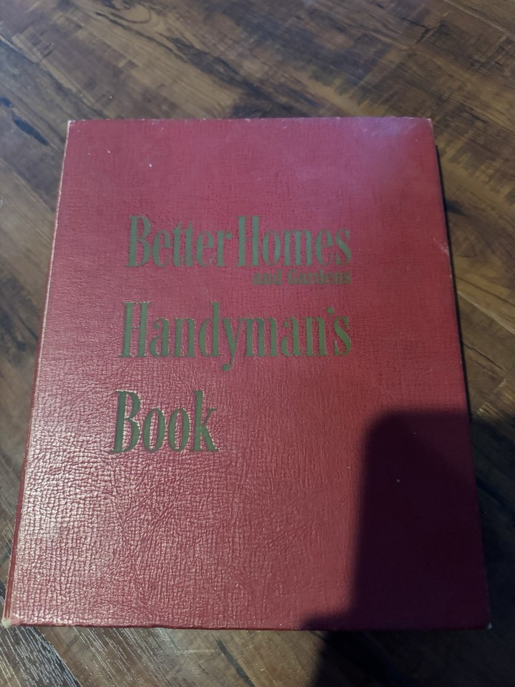 Better Homes and Gardens Handyman's Book | 1951 1st Edition Binder Vintage DIY