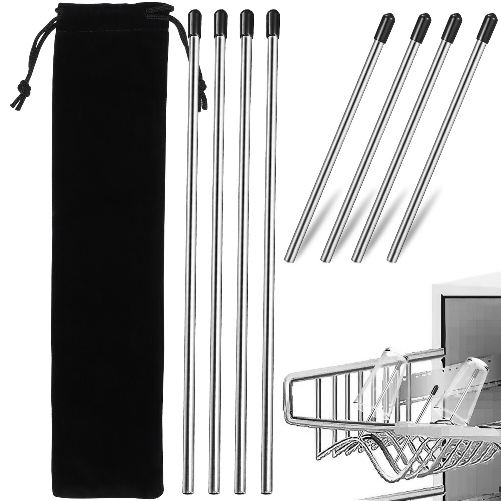 8-Piece Bottle Drainer Set with Serving Utensils and Dish Drying Rack
