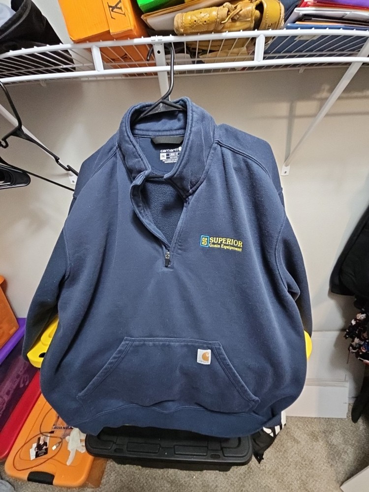 2xl Carhart Quarter Zip Pullover Sweatshirt