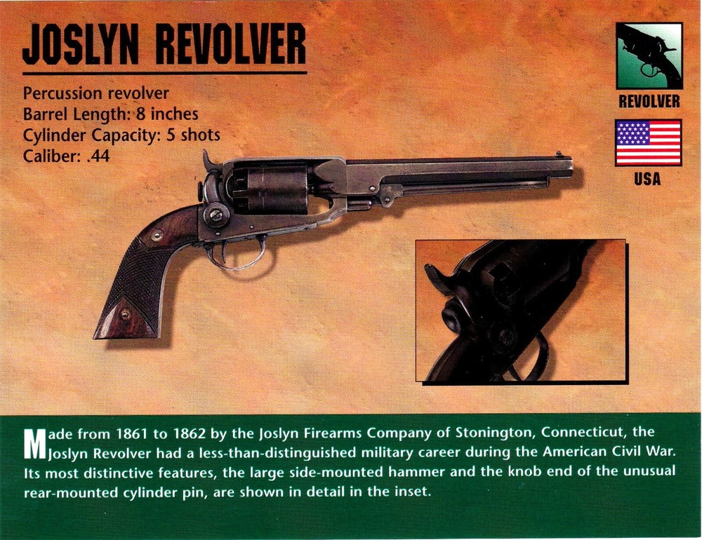 Joslyn Revolver Classic Firearms Photo Card u