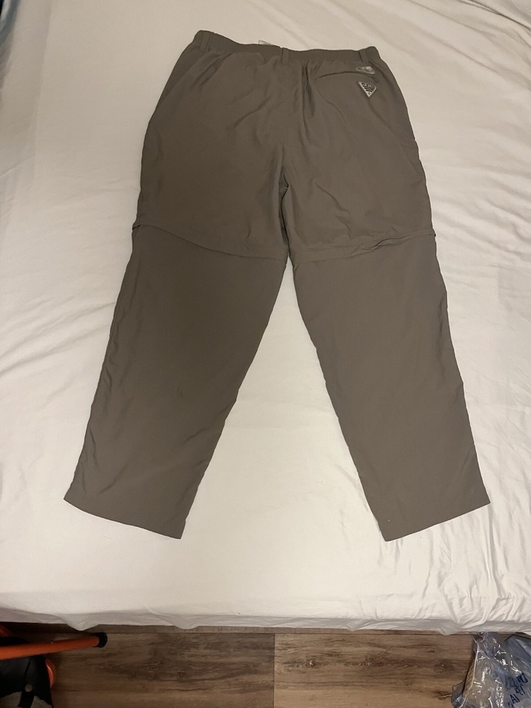 Men’s XL Tan Columbia Convertible Zip-Off Pants to Shorts