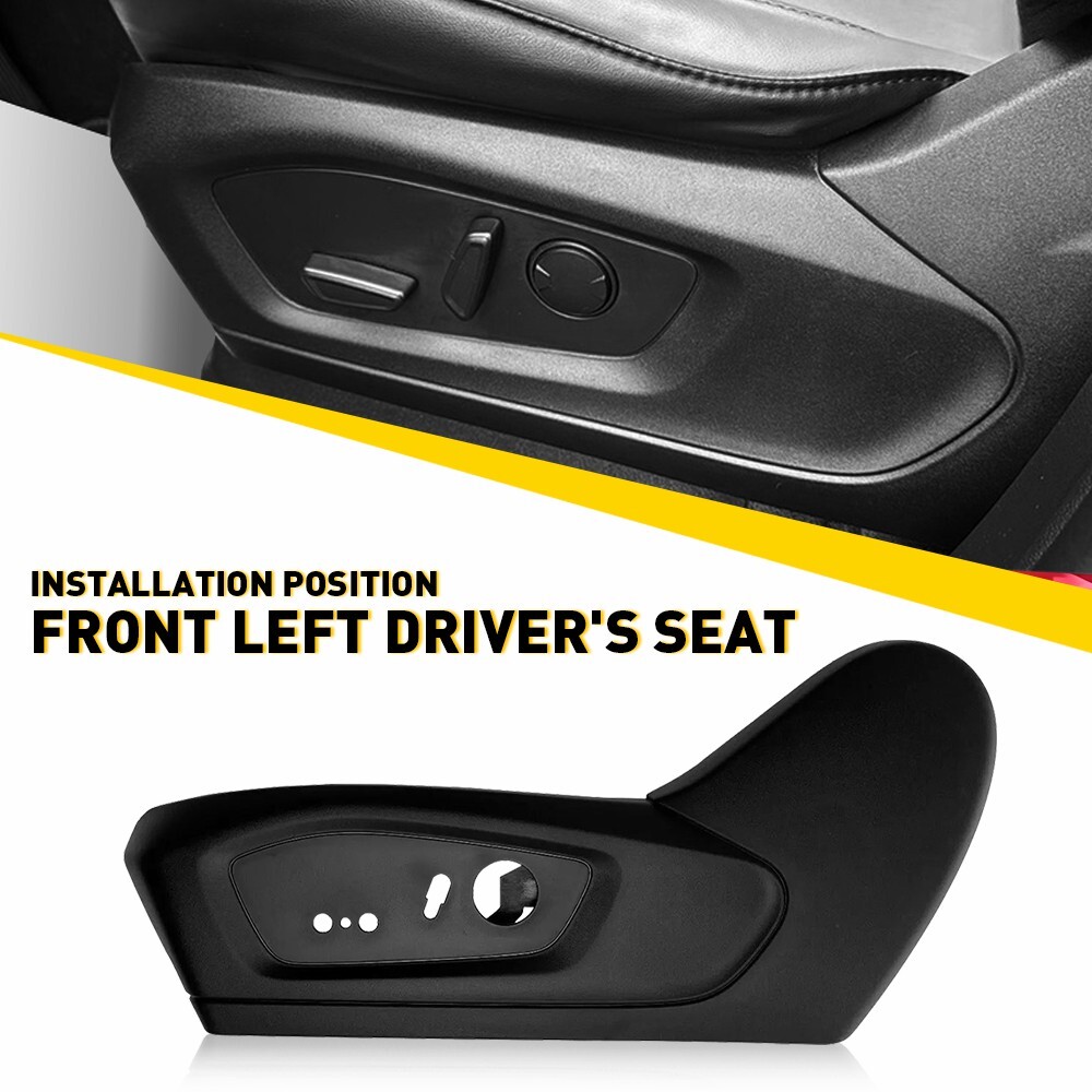 2020-2024 Ford Explorer Left Driver Seat Switch Bezel Housing LH Black