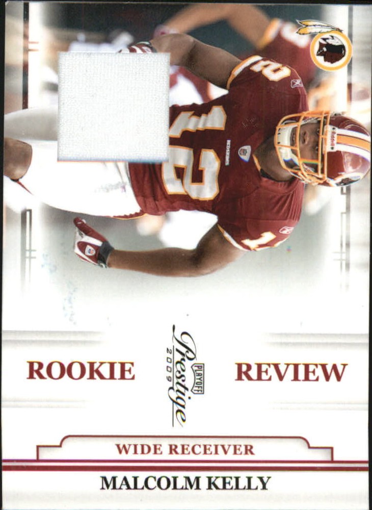 2009 Playoff Prestige Rookie Review Materials Card #39 Malcolm Kelly Jsy