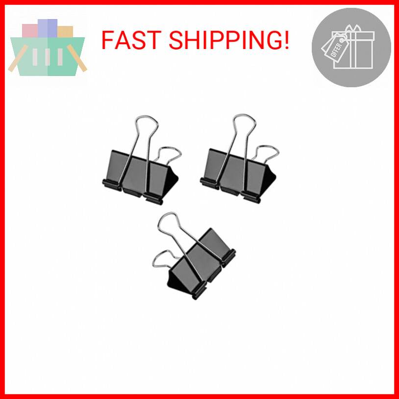 CABAX Extra Large Binder Clips 2-Inch, Big Paper Clamps for Office School Home K
